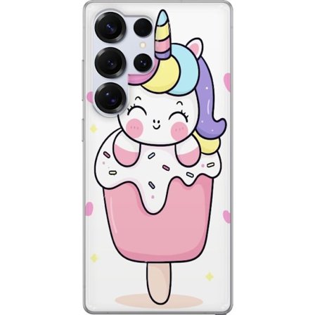 Mobilskal till Samsung Galaxy S25 Ultra med Glad enhörning