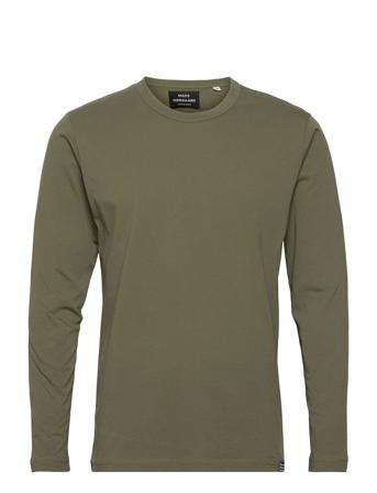 Organic Thor Tee Ls Green Mads Nørgaard