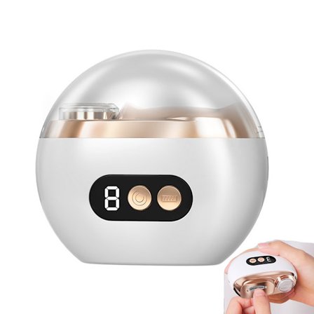 Smart Elektrisk Negleklipper, 2-i-1 Negletrimmer og Former, USB Oppladbar, med Anti-Klipp, Sliping og Lysfunksjoner