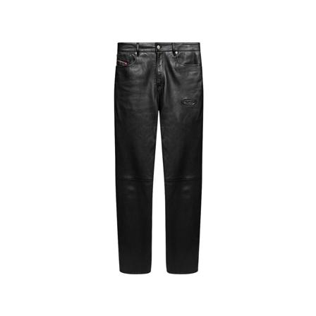 Diesel Leather Byxor svart, Herr Byxor, Herr, Storlek: L