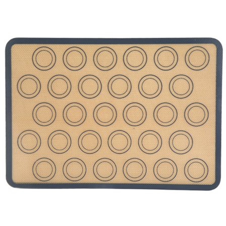 Bakematte Matvaregodkjent Silikon og Glassfiber Non-Stick Varmebestandig Deigmatte for Baking av Bakverk Pizza Brød