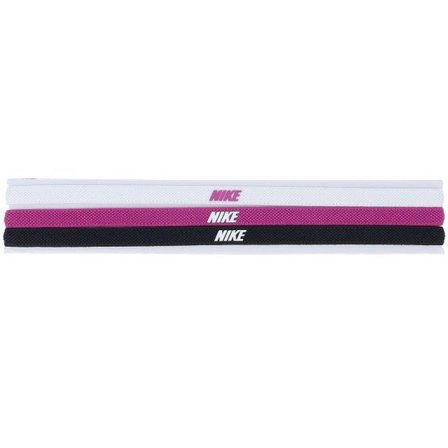 Nike - Vit headband Beanie - 3-pack Elastic 2.0 White/Purple/Black Headband @ Hatstore