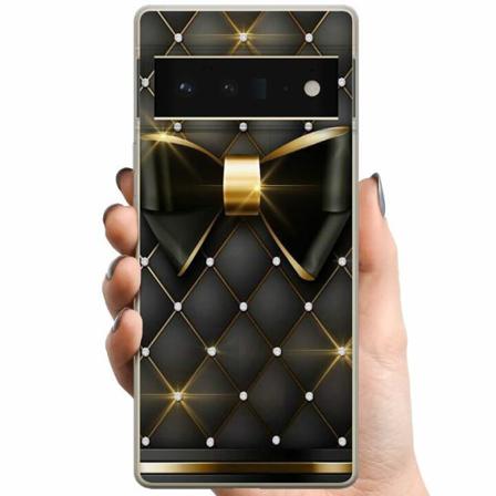 Google Pixel 6 Pro Tpu Mobilskal Gyllene Rosett