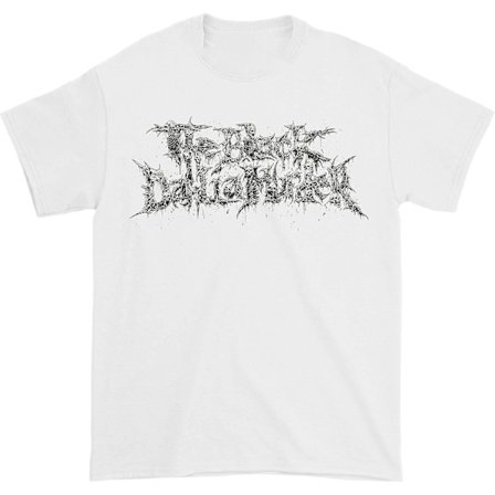 Svart Dahlia Murder Detroit White T-shirt