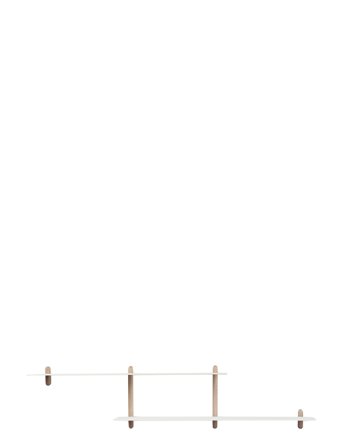 Gejst Nivo Shelf Large H Light Oak/White - White - ONE SIZE