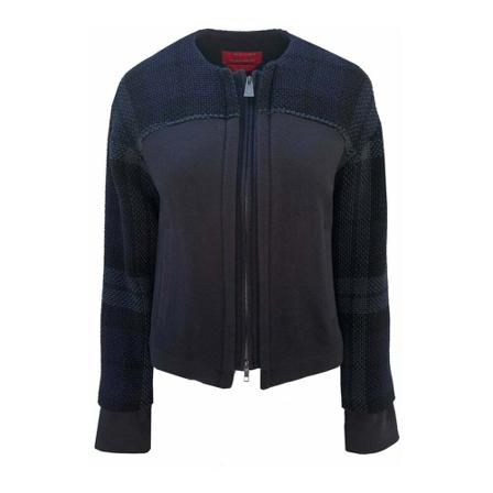 Jacob Cohën, Wool Blend Jacket Blauw, Dames, Maat:L