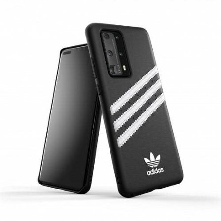 Adidas OR Formgjutet PU-fodral för Huawei P40 - Svart och vitt
