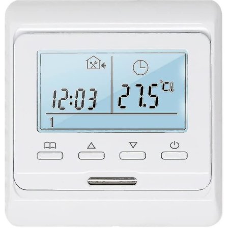 3a Programmerbar Rumtermostat Til Elektrisk Gulvvarme (uden Sensor)