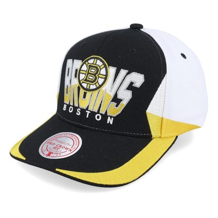Mitchell & Ness - NHL Svart adjustable Caps - Boston Bruins Retrodome Pro Vintage Black Adjustable @ Hatstore