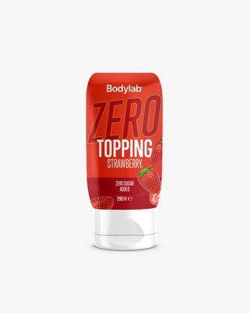 Bodylab Zero Topping Strawberry, 290 ml, Livsmedel & Hälsa, Livsmedel, Lågkalorisåser och spray
