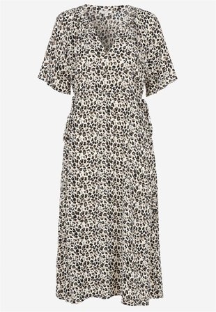 Cellbes of Sweden - Crepe kjole i leopard for damer i størrelse 58/60