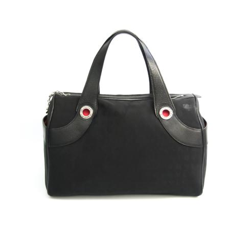 Bvlgari Vintage, Pre-owned Logo mania bag Zwart, Dames, Maat:ONE Size