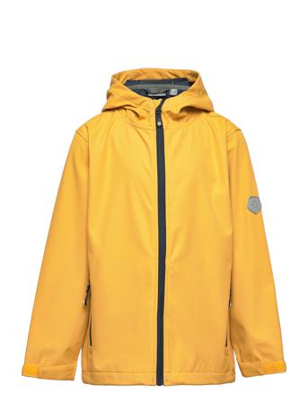Softshell Solid Col, Af 8.000 Outerwear Softshells Softshell Jackets Keltainen Color Kids