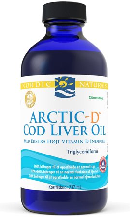 Nordic Naturals Torskelevertran + D citrus 237 ml, Helse & Madvarer, Andre Kosttilskudsolier, Torskelevertran / Omega-3