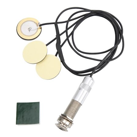 3-in-1 anturiäänitysjärjestelmä, itseliimautuva Mono Piezo -äänitys esijohdotetulla Piezo-mikrofonilla viululle Ukulele Akustinen kitara Mandoliini 