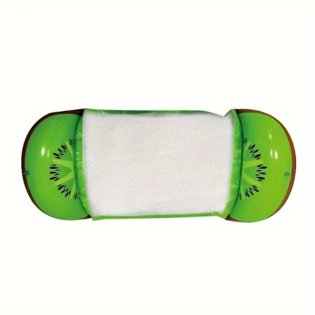 1 st Vatten Uppblåsbar Flytande Säng, Vikbar Sommarbadmadrass, Kiwi Mönster