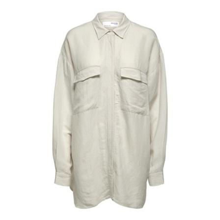 Selected Femme Shirt Hvid, Dame Skjorter