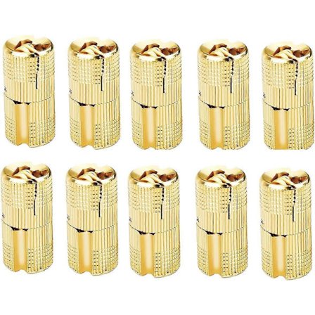 LINJOU 10mm, Skjulte hengsler messing, Mini skjult hengsel