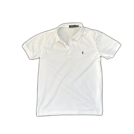 Vit pikétröja från Polo Ralph Lauren