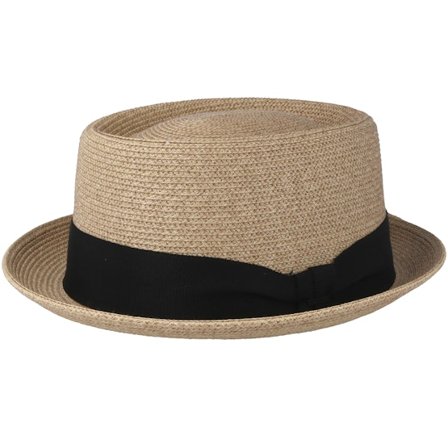 Bailey - Beige porkpie Hoed - Waits Sand Pork Pie @ Hatstore