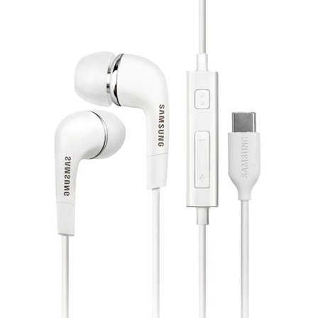 Kompatibel med Samsung EHS64AVFWE Hörlurar USB-C In-Ear Hörlurar för Smartphones - Vit