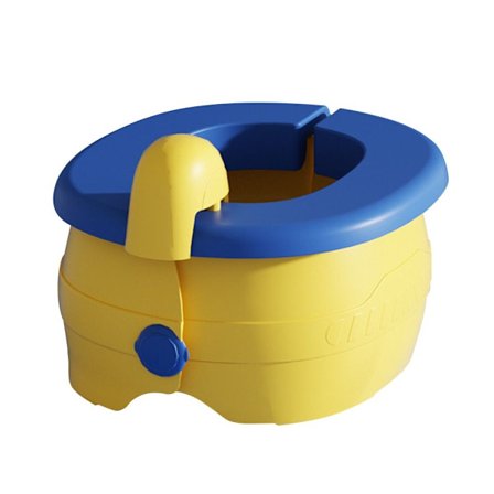 Baby Barn Potte Sammenleggbar Barnepotte GUL UTEN