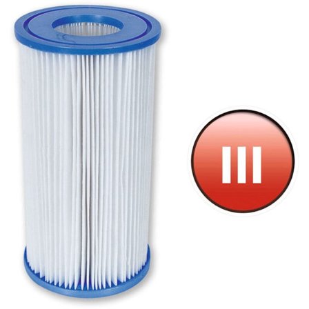 Bestway Type III Dacron 200x105mm suodatinpatruunalle - Uima-altaan puhdistussuodatin - 1 kpl