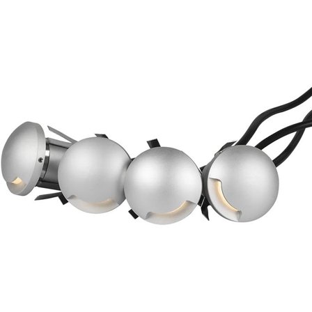 Hide-a-Lite Steplight Garden Kit Trappetrinnsbelysning aluminium, 3000 K, Belysning