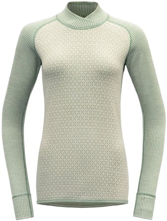 Devold Kvitegga Merino 230 Cross Neck Woman Raw White