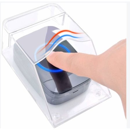 Ulko-ovikello suojakotelo, läpinäkyvä, vedenpitävä, langaton, seinä