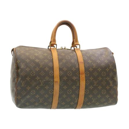 Louis Vuitton Vintage, Pre-owned Keepall 45 Bruin, Heren, Maat:ONE Size