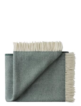 Sevilla 130X190 Cm Home Textiles Cushions & Blankets Blankets & Throws Grønn Silkeborg Uldspinderi*Betinget Tilbud
