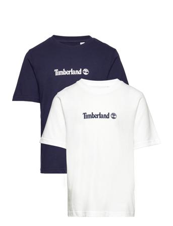Set 2 T-Shirts T-shirts Short-sleeved Valkoinen Timberland
