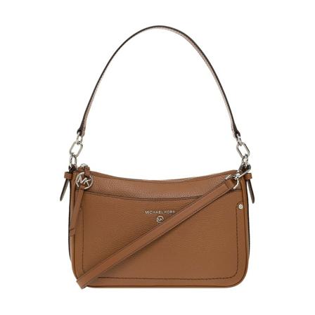 Michael Kors Shoulder Väska brun, Dam Axelremsväskor, Dam, Storlek: ONE SIZE