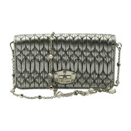 Miu Miu Pre-owned, Pre-owned Cross Body Bags Grijs, Dames, Maat:ONE Size