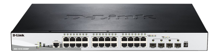 D-LINK DGS 1510-28XMP - switch - 28 porter - smart - rackmonterbar