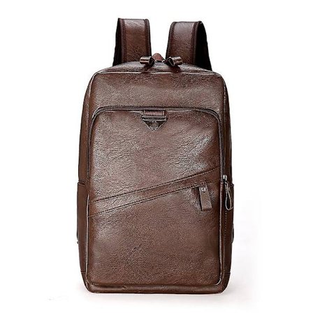 Ryggsekk for menn i skinn, stor ryggsekk for laptop, ryggsekker for menn, Mochilas, avslappet skolesekk for tenåringer, gutter, høykvalitets ryggsekk