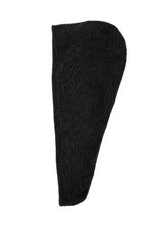 Å BEAUTY Hårhandduk Borstar & kammar Unisex Svart 1 PC