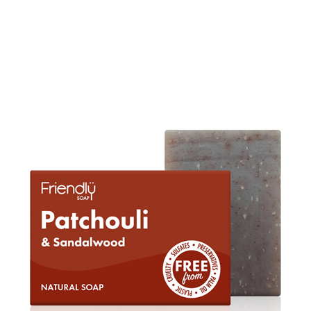 Friendly Soap Tvål Patchouli & Sandelträ 95 g