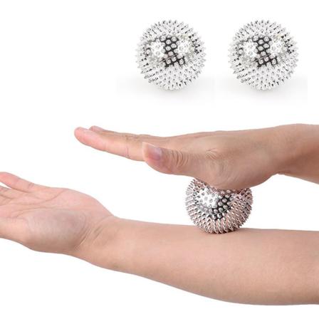1 Par Handmagnetisk Terapi Spiky Handmassageboll