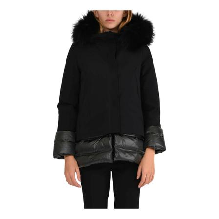 Rrd, Winter Jackets Zwart, Dames, Maat:L,elastaan