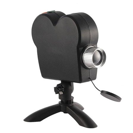 Halloween Holografisk Projektor Spooky Nights Halloween Fest Lys 12 Film Window Wonderland Movie Projector