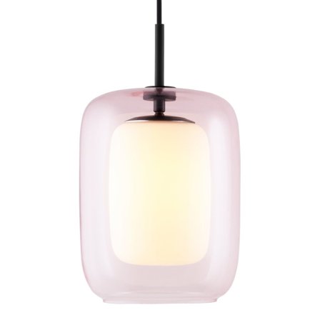 Globen lighting Cuboza riippuvalaisin, 20 cm, persikka/valkoinen