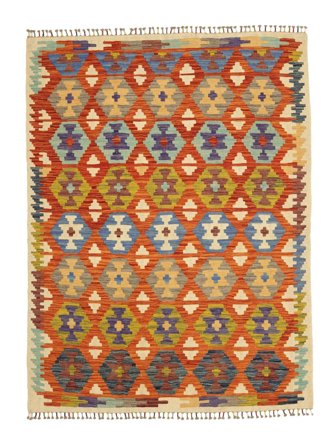 Kilim Afghan Old Style Rug 150X199 Wool, Afghanistan
