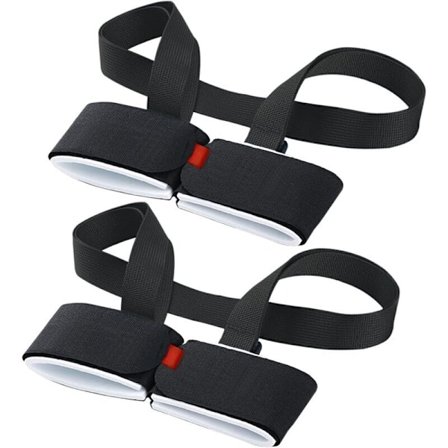 2 stk. Justerbare Skibærerstropper, Skulderstrop til Ski, Håndledsstrop til Ski, Stave til Børn og Voksne