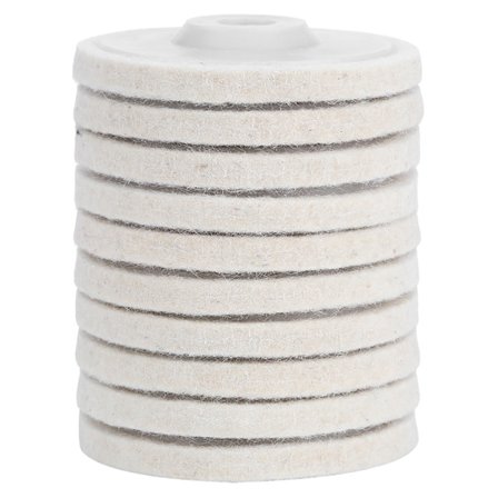 10 stk Vinkelsliper Poleringsskiver Ull Buffing Sliping Hjul Pads Kits for Metall Smykker Fin Ull