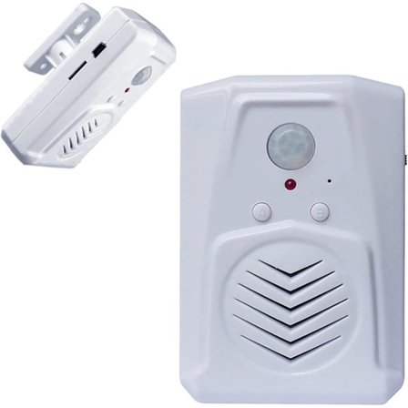 PIR Rörelsesensor Aktiverad Ljudspelare Högtalare med USB-kabel, Ladda ner dina egna MP3-ljudfiler för att spela tal, musik eller ljudeffekter