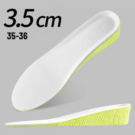 Shoe Lift Memory Bomull Innersula 35-363,5CM 3,5CM