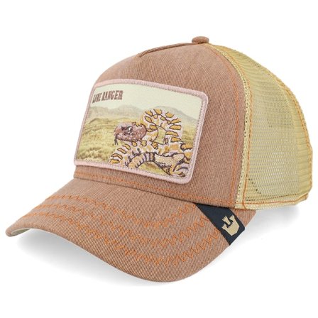 Goorin Bros. - Beige trucker Cap - Lone Ranger Wild Heart Tan A-Frame Trucker @ Hatstore