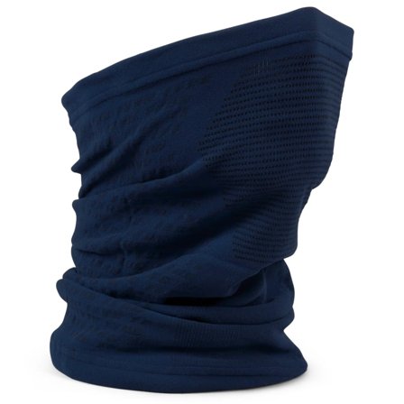 GripGrab Freedom Seamless Warp Knitted Neck Warmer Unisex scarves Blue OneSize